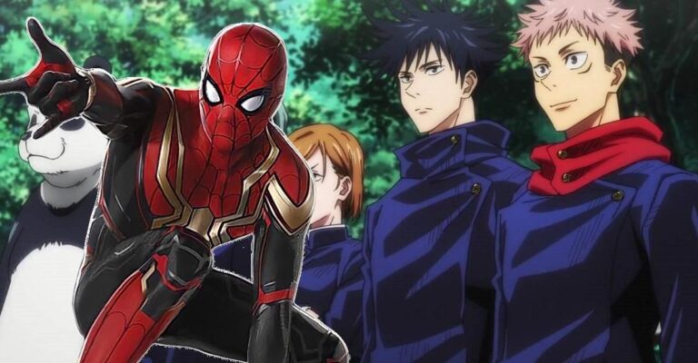 Jujutsu Kaisen meets Spider-Man in this bizarre crossover fanart Jujutsu Kaisen meets Spider-Man in this bizarre crossover fanart