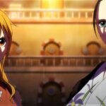 ONE PIECE: a cosplay of Nico Robin and Nami together on the beaches of Wano ONE PIECE: a cosplay of Nico Robin and Nami together on the beaches of Wano
