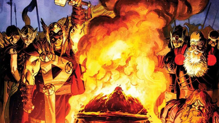 Thor 750, the cover of the festive number, anticipates the death of a character Thor 750, the cover of the festive number, anticipates the death of a character