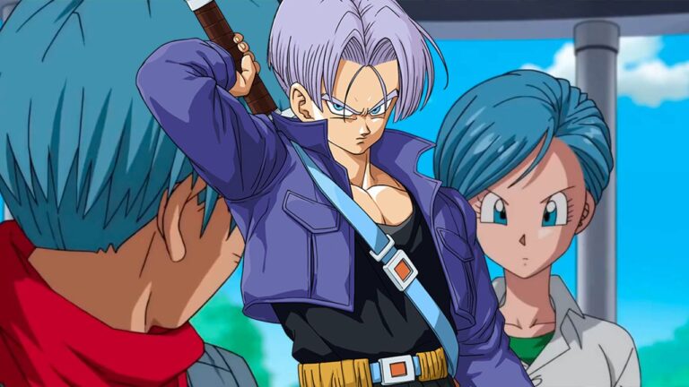 Dragon Ball Z, why doesn’t Trunks have black hair like other Saiyans? Dragon Ball Z, why doesn’t Trunks have black hair like other Saiyans?