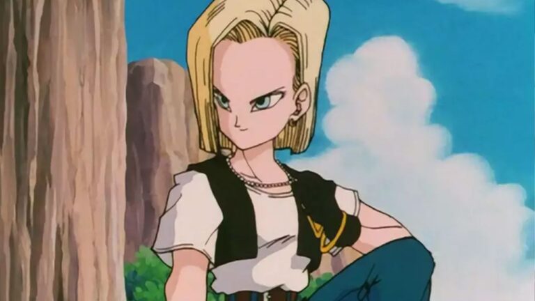 Dragon Ball Z: An energetic C18 in this Finn cosplay Dragon Ball Z: An energetic C18 in this Finn cosplay