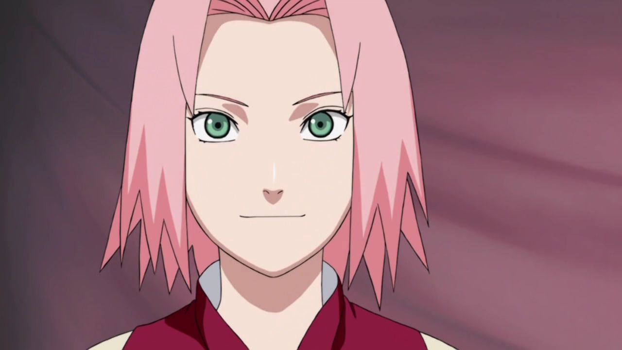 Naruto: a Sakura Haruno cosplay in the moonlight for Kunoichi