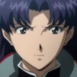Neon Genesis Evangelion: a cosplay of Misato Katsuragi in the snow Neon Genesis Evangelion: a cosplay of Misato Katsuragi in the snow