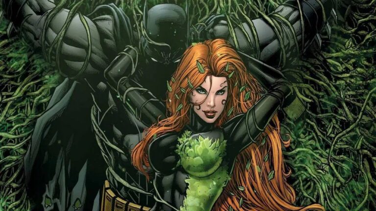 Batman: Poison Ivy in a toxic but flashy cosplay Batman: Poison Ivy in a toxic but flashy cosplay