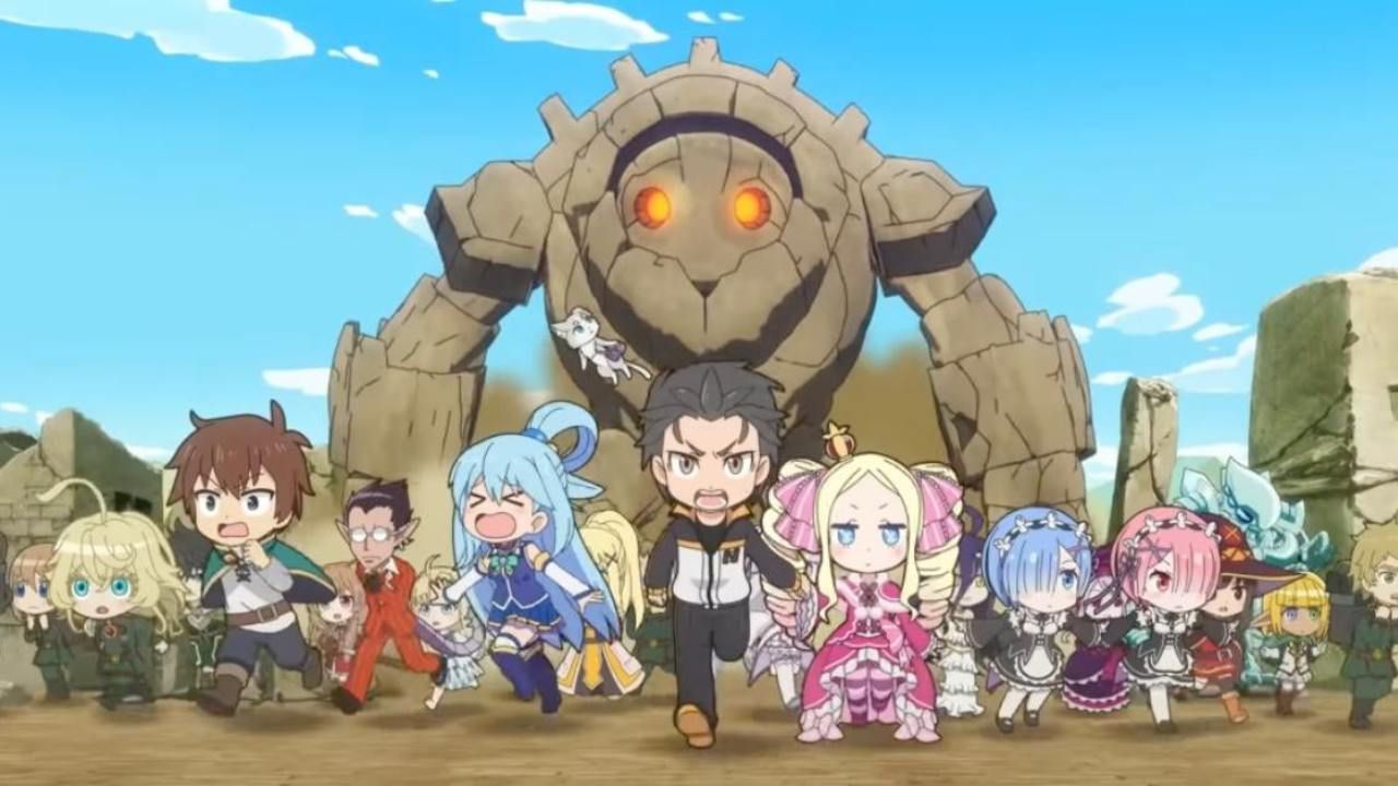 Isekai Quartet: Another World trailer and poster for the anime film slated for release in 2022