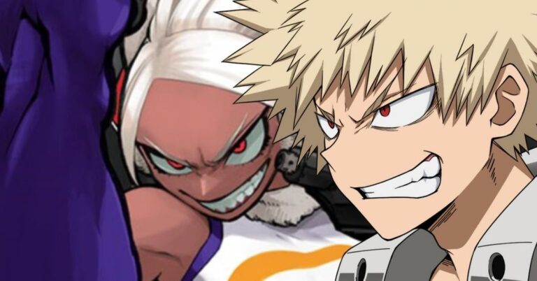 My Hero Academia 349, the cover features Bakugo and Mirko, an explosive couple My Hero Academia 349, the cover features Bakugo and Mirko, an explosive couple