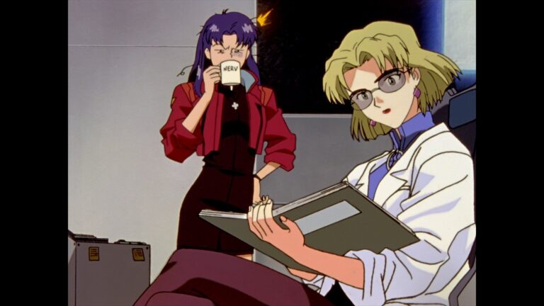 Neon Genesis Evangelion: Misato and Ristuko together in this two-model cosplay Neon Genesis Evangelion: Misato and Ristuko together in this two-model cosplay