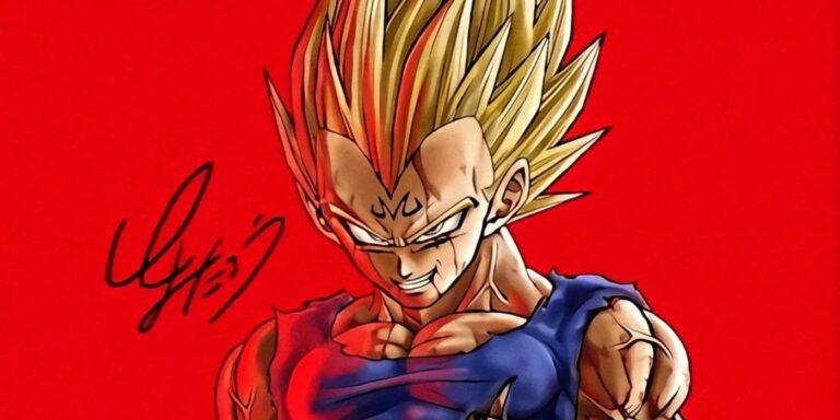 Dragon Ball Super, Majin Vegeta drawn by Toyotaro in a step by step video Dragon Ball Super, Majin Vegeta drawn by Toyotaro in a step by step video