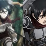 Attack on Titan: a Mikasa cosplay before and after the perfect time warp Attack on Titan: a Mikasa cosplay before and after the perfect time warp
