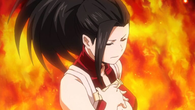 My Hero Academia: a cosplay of Momo Yaoyorozu from the poster My Hero Academia: a cosplay of Momo Yaoyorozu from the poster