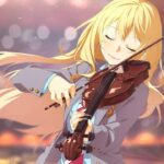 A cosplay of Kaori Miyazono, the protagonist of April’s Your Lie A cosplay of Kaori Miyazono, the protagonist of April’s Your Lie