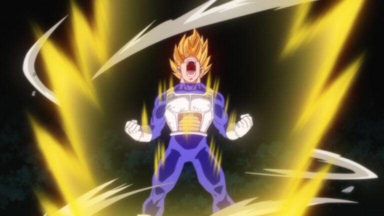 Dragon Ball, Vegeta reaches SSJ3 in an original artist illustration Dragon Ball, Vegeta reaches SSJ3 in an original artist illustration