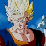 Dragon Ball Z, Vegetto holds Majin Buu’s horn in Kidult Studio figure Dragon Ball Z, Vegetto holds Majin Buu’s horn in Kidult Studio figure