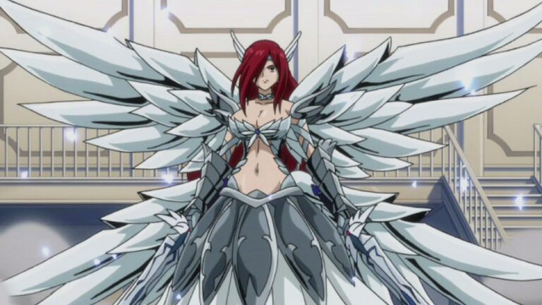 Fairy Tail, Erza’s Silver Wings armor, illustrated by Tsume Art Studio Fairy Tail, Erza’s Silver Wings armor, illustrated by Tsume Art Studio