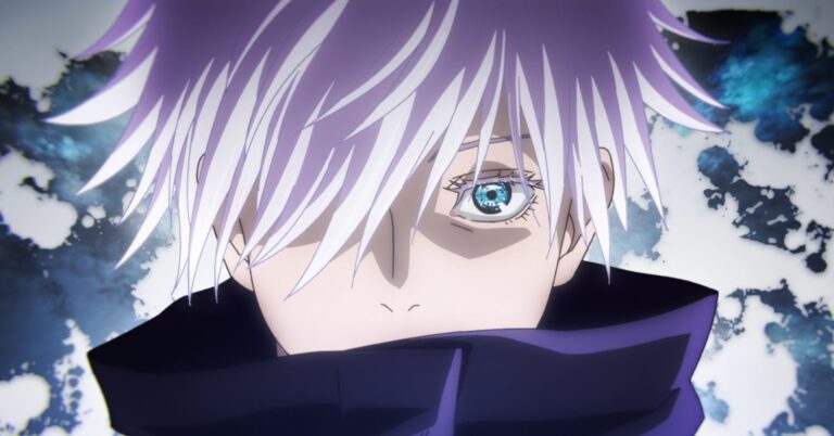 Jujutsu Kaisen: A Satoru Gojo cosplay with the eyes of infinity Jujutsu Kaisen: A Satoru Gojo cosplay with the eyes of infinity