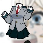 My Hero Academia, Invisible Girl becomes visible: Tooru Hagakure, drawn by the author My Hero Academia, Invisible Girl becomes visible: Tooru Hagakure, drawn by the author