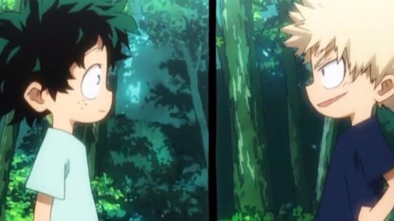 My Hero Academia: Midoriya and Bakugo in traditional clothing become children again My Hero Academia: Midoriya and Bakugo in traditional clothing become children again