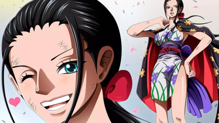 ONE PIECE: a beautiful Nico Robin cosplay with a battle kimono ONE PIECE: a beautiful Nico Robin cosplay with a battle kimono
