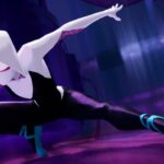 A Spider-Gwen cosplay from the Spider-Man multiverse A Spider-Gwen cosplay from the Spider-Man multiverse