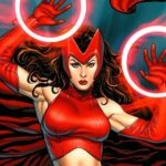 A perfect Scarlet Witch in this Marvel Comics cosplay A perfect Scarlet Witch in this Marvel Comics cosplay