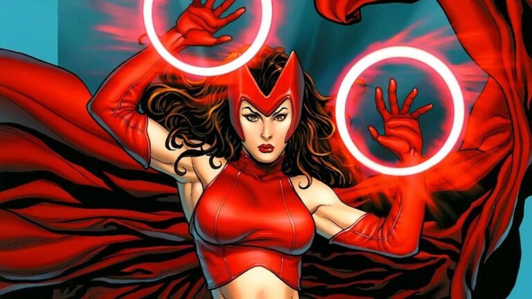 A perfect Scarlet Witch in this Marvel Comics cosplay A perfect Scarlet Witch in this Marvel Comics cosplay