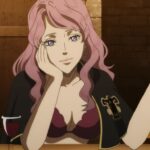 Black Clover: a cosplay of Vanessa Enoteca with the inevitable glass of wine Black Clover: a cosplay of Vanessa Enoteca with the inevitable glass of wine