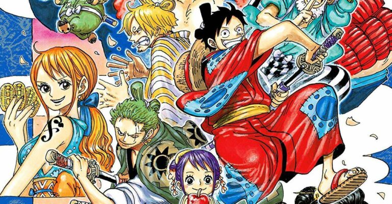 ONE PIECE: The end of the Wano saga condensed into ukiyo-e style fanart ...