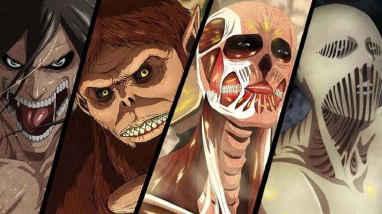 Attack on Titan: the nine protagonists of the Titan Cafè promotional poster Attack on Titan: the nine protagonists of the Titan Cafè promotional poster