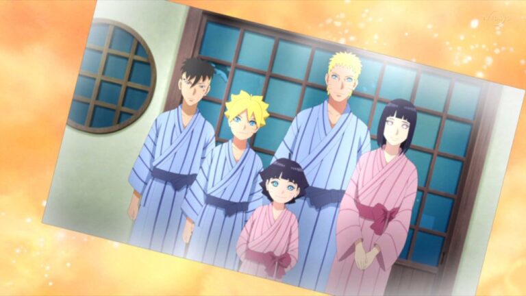 Boruto 258: the creepy portrait of the Uzumaki family Boruto 258: the creepy portrait of the Uzumaki family
