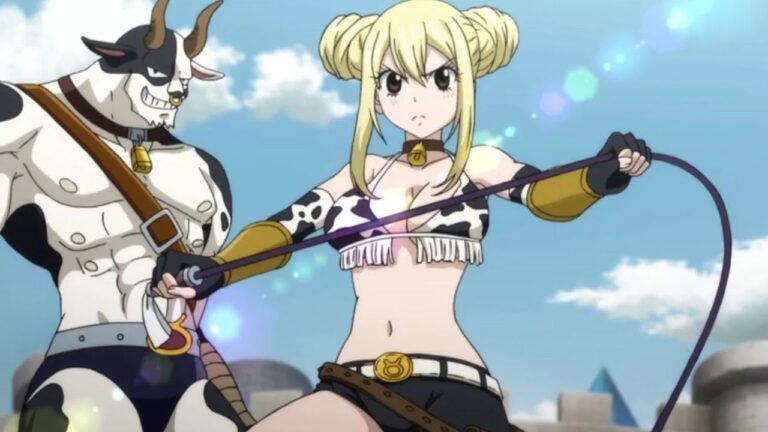 Fairy Tail: A Lucy Heartfilia cosplay with the Taurus costume Fairy Tail: A Lucy Heartfilia cosplay with the Taurus costume