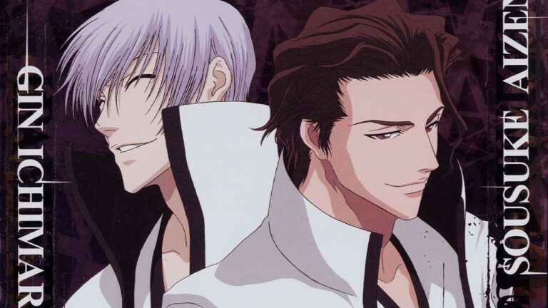 Bleach: A spooky cosplay featuring Aizen and Ichimaru in this photo Bleach: A spooky cosplay featuring Aizen and Ichimaru in this photo