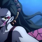 Demon Slayer: A black-haired Daki cosplay portrayed by Acky Foxy Demon Slayer: A black-haired Daki cosplay portrayed by Acky Foxy
