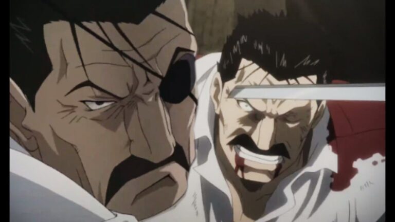 Fullmetal Alchemist: A perfect cosplay of King Bradley with his wrath