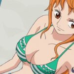 ONE PIECE: Nami in costume in Candylion cosplay