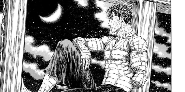 Berserk: A quiet moment for Gatsu in fan artwork Berserk: A quiet moment for Gatsu in fan artwork