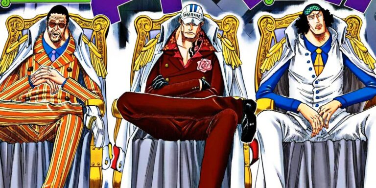 ONE PIECE: The three admirals before the time warp in the BT Studio figures ONE PIECE: The three admirals before the time warp in the BT Studio figures