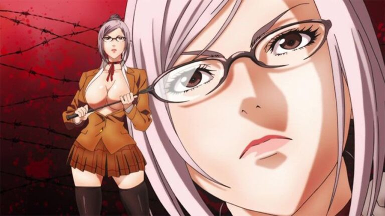 Prison School: the domineering Meiko Shiraki in a Saint Agnia cosplay Prison School: the domineering Meiko Shiraki in a Saint Agnia cosplay