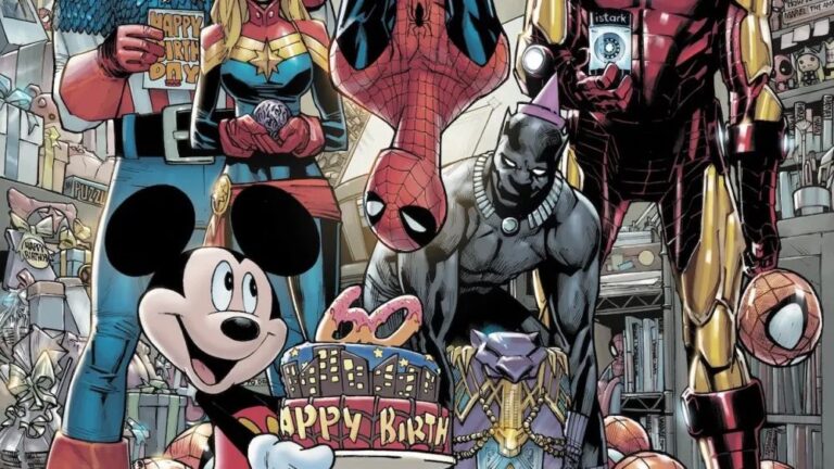 Spider-Man: Spidey Meets Mickey in cover variants unveiled at D23 Expo Spider-Man: Spidey Meets Mickey in cover variants unveiled at D23 Expo