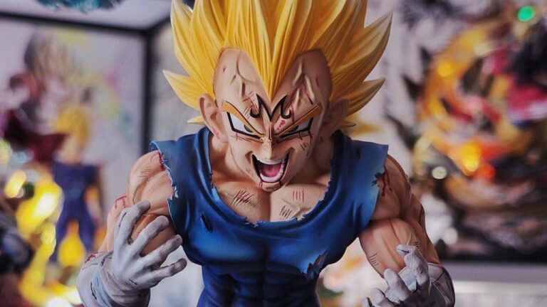 Majin Vegeta is more electrified than ever in this new action figure Majin Vegeta is more electrified than ever in this new action figure