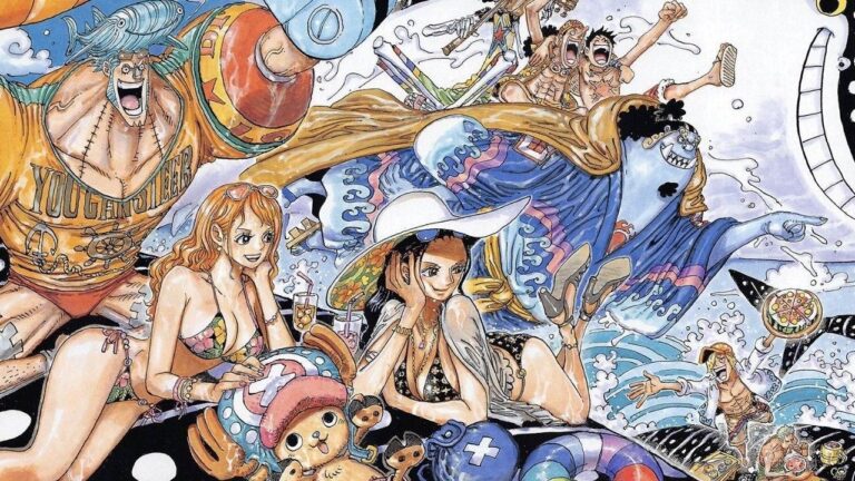 One Piece 1064: photo of the background to its creation One Piece 1064: photo of the background to its creation