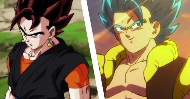 Dragon Ball Z: Vegetto and Gogeta wear Goku and Vegeta’s clothes in this fan art Dragon Ball Z: Vegetto and Gogeta wear Goku and Vegeta’s clothes in this fan art