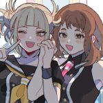My Hero Academia: a cosplay with friends Uraraka and Toga as if it will never happen My Hero Academia: a cosplay with friends Uraraka and Toga as if it will never happen