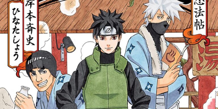 Naruto: A well-deserved vacation for two great ninja from the sheet in the spin-off manga Naruto: A well-deserved vacation for two great ninja from the sheet in the spin-off manga