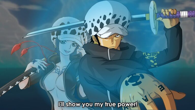 ONE PIECE: a female Trafalgar Law cosplay like in the manga