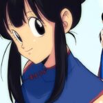 Dragon Ball: a cosplay of Chi-Chi in blue like when he was young Dragon Ball: a cosplay of Chi-Chi in blue like when he was young