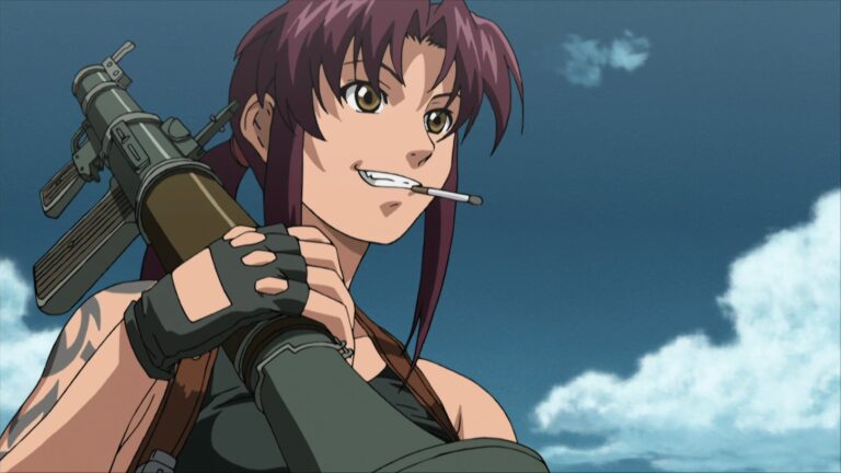 Black Lagoon: the dangerous and attractive mercenary Revy in Megumi’s cosplay Black Lagoon: the dangerous and attractive mercenary Revy in Megumi’s cosplay