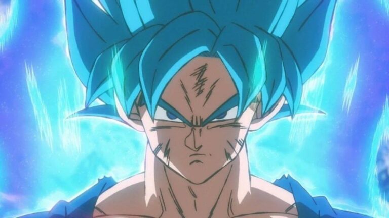 Dragon Ball Super: Goku’s Super Saiyan Blue in Dragon Ball Z style art Dragon Ball Super: Goku’s Super Saiyan Blue in Dragon Ball Z style art