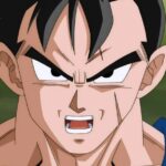 Dragon Ball Z: Gohan from the future in cyberpunk style in a fan artwork Dragon Ball Z: Gohan from the future in cyberpunk style in a fan artwork
