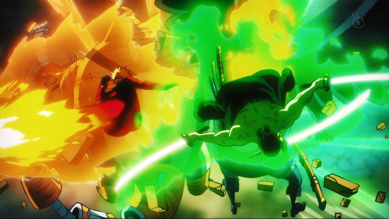 ONE PIECE 1046, the strongest pair: Black Leg and the pirate hunter team up