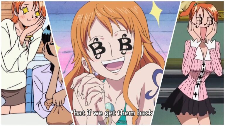 ONE PIECE: a cosplay of Nami ready to spend her berries ONE PIECE: a cosplay of Nami ready to spend her berries